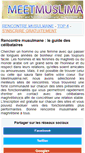 Mobile Screenshot of meetmuslima.net