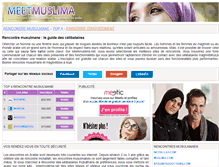 Tablet Screenshot of meetmuslima.net